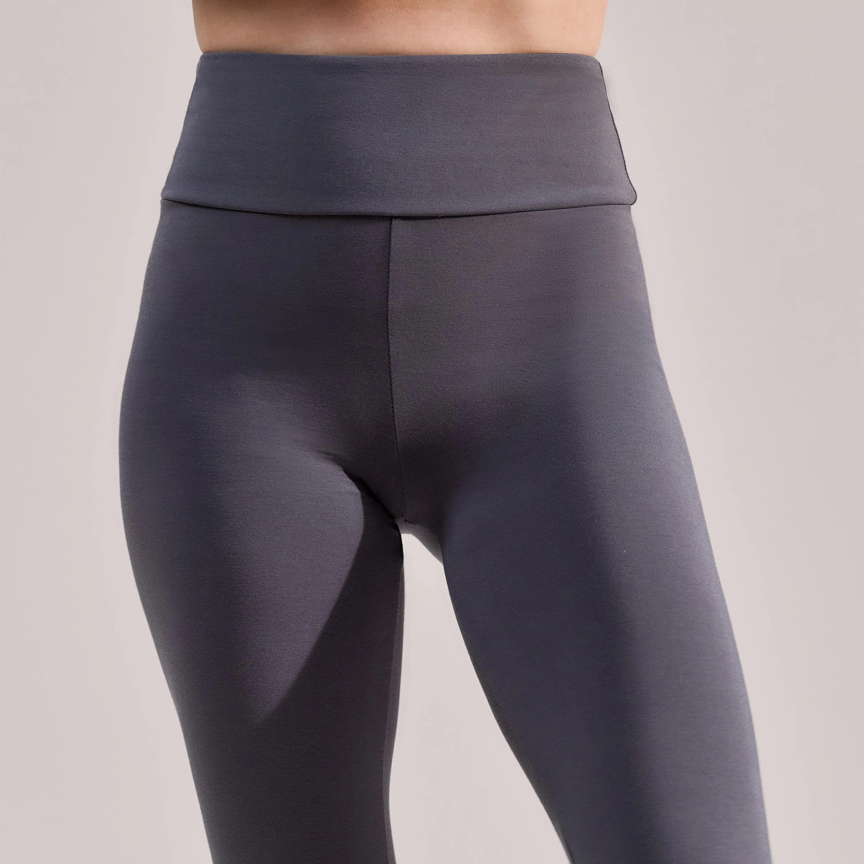 Everyday High Waisted Leggings - Odyssey Grey - Image 4