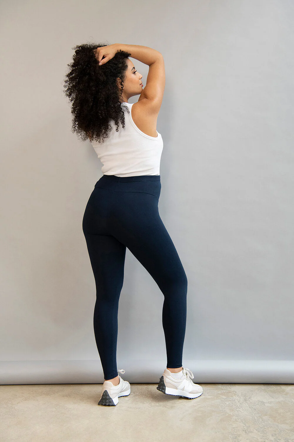 Maternity Everyday Leggings - Navy Blue - Image 5