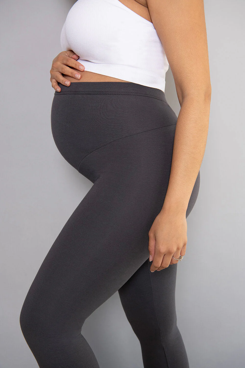 Maternity Everyday Leggings - Odyssey Grey - Image 4