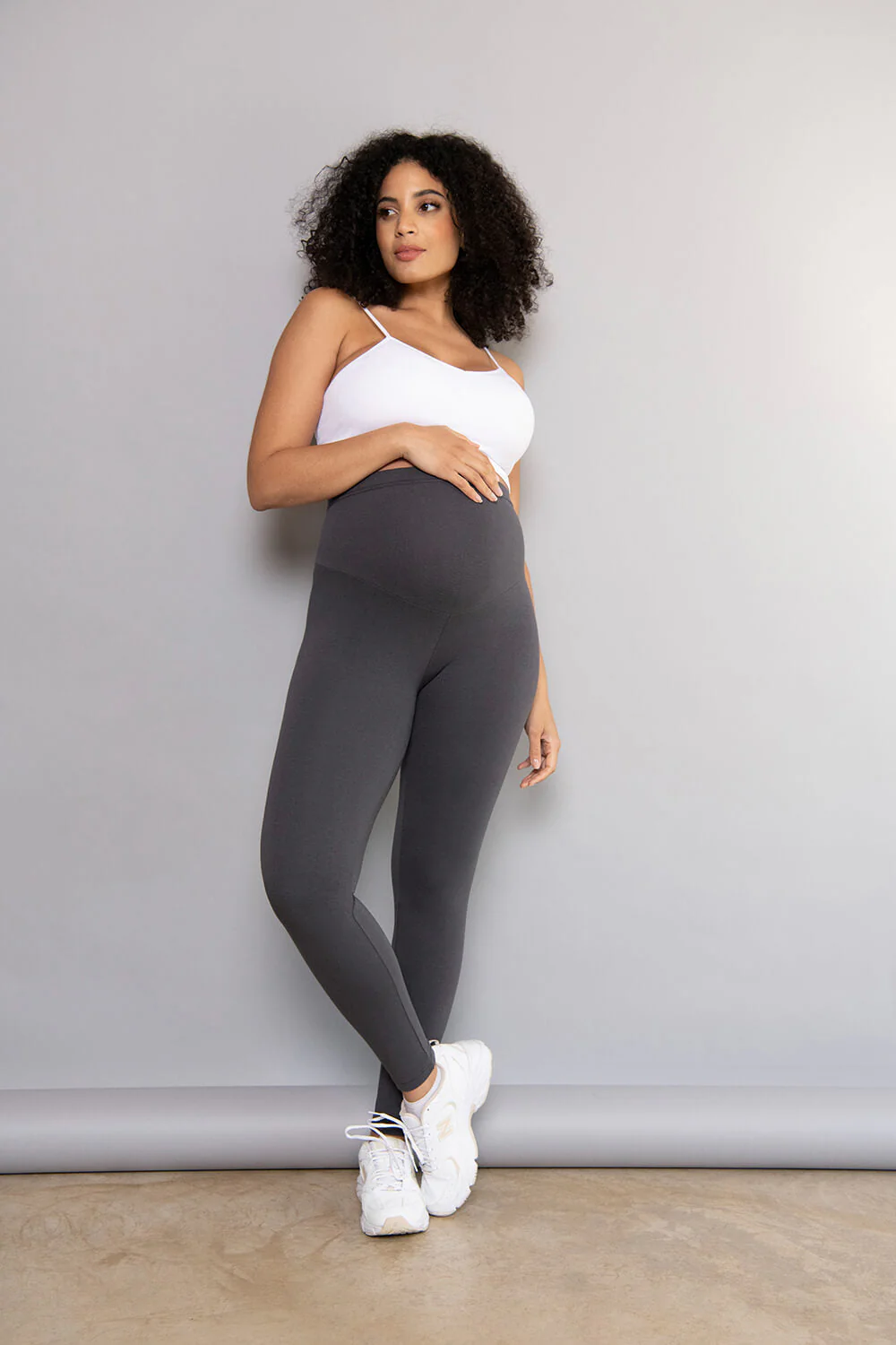 Maternity Everyday Leggings - Odyssey Grey - Image 6