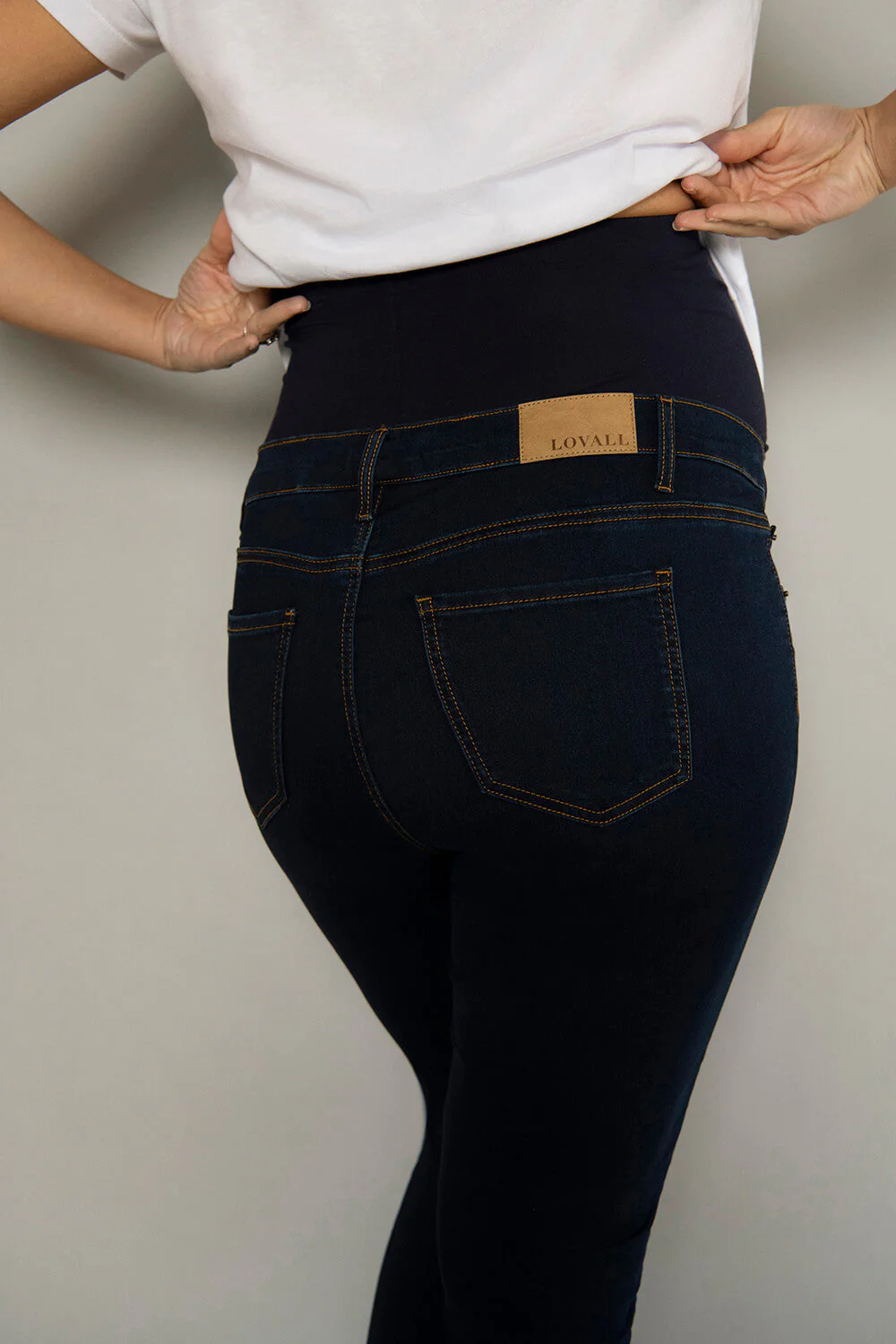 Maternity Jeggings - Dark Blue - Image 5