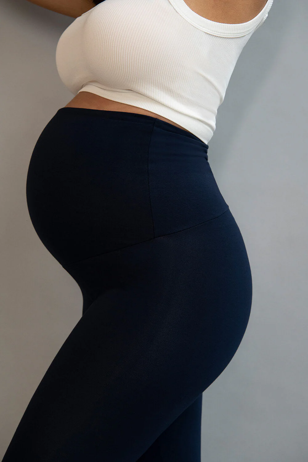 Maternity Lightweight Everyday Leggings - Navy - Image 3
