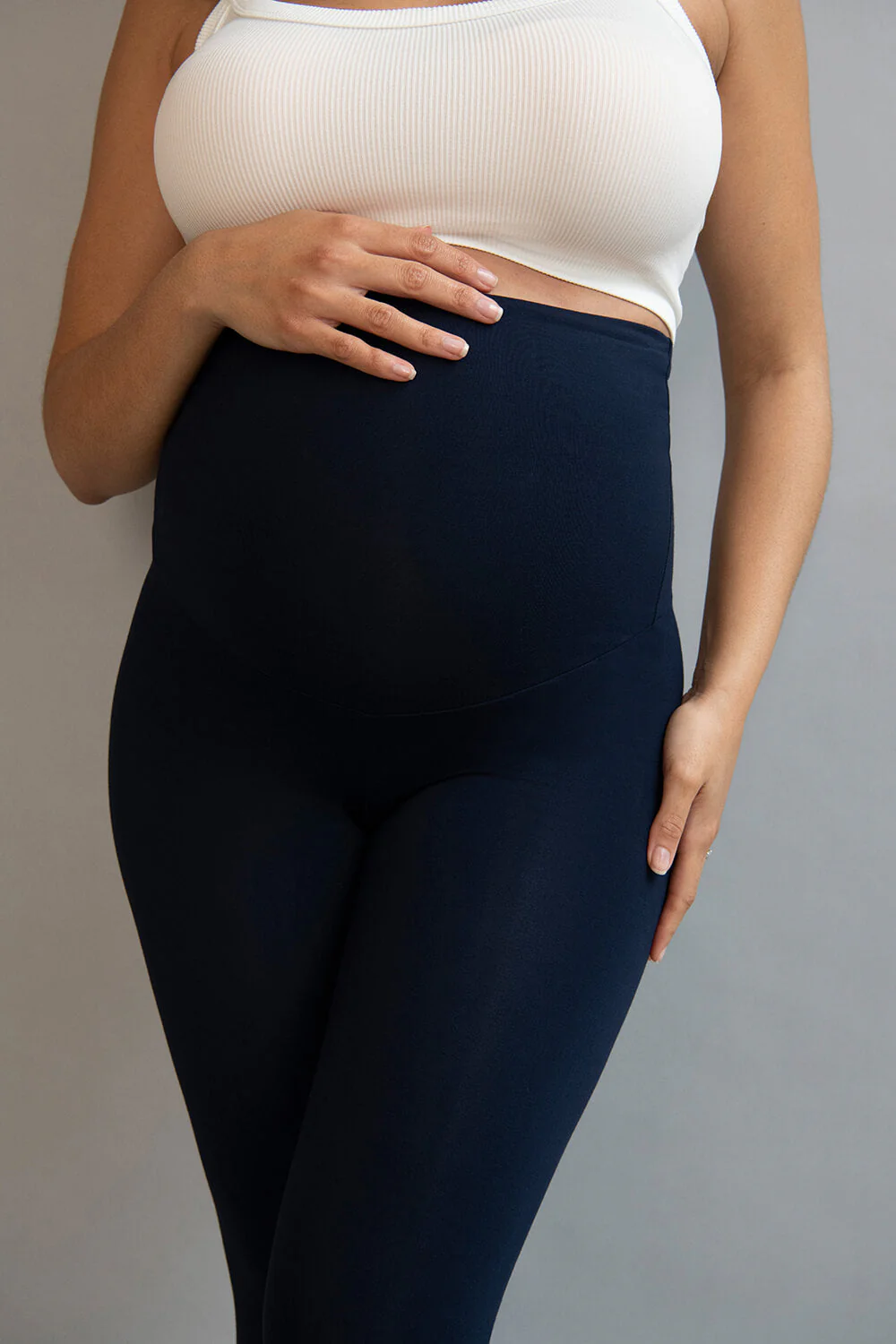 Maternity Lightweight Everyday Leggings - Navy - Image 5