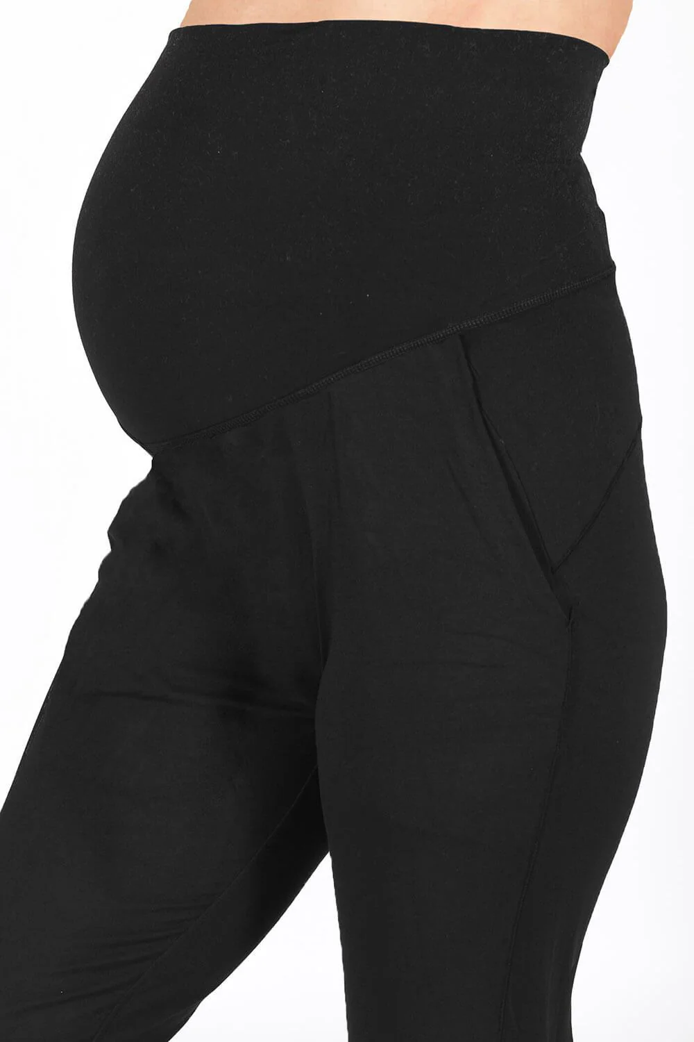 Maternity Recharge Joggers - Midnight Black - Image 4