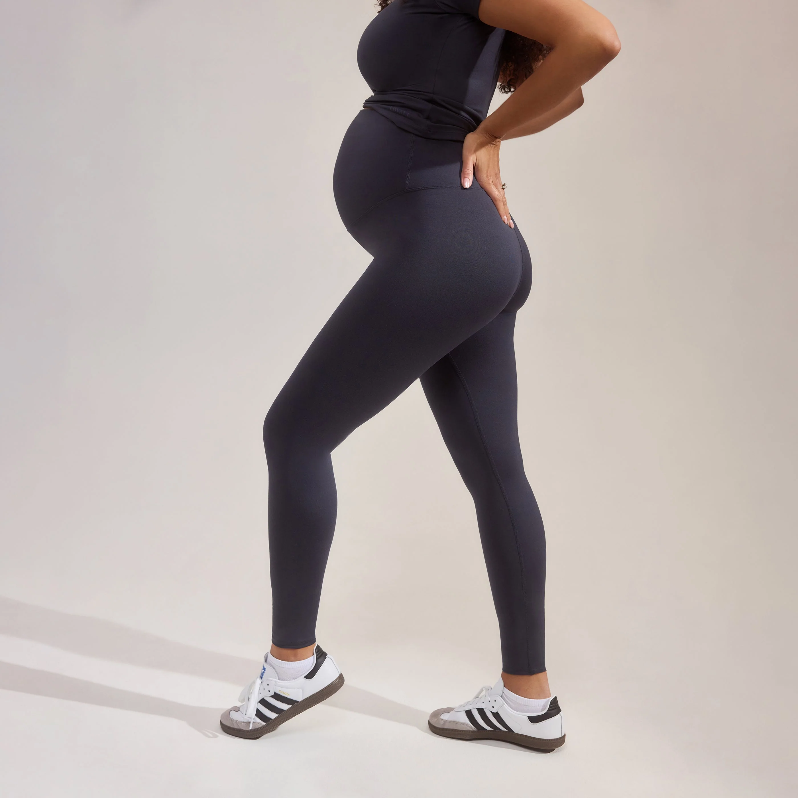 Maternity Ultimate Everyday Leggings - Vintage Navy - Image 6