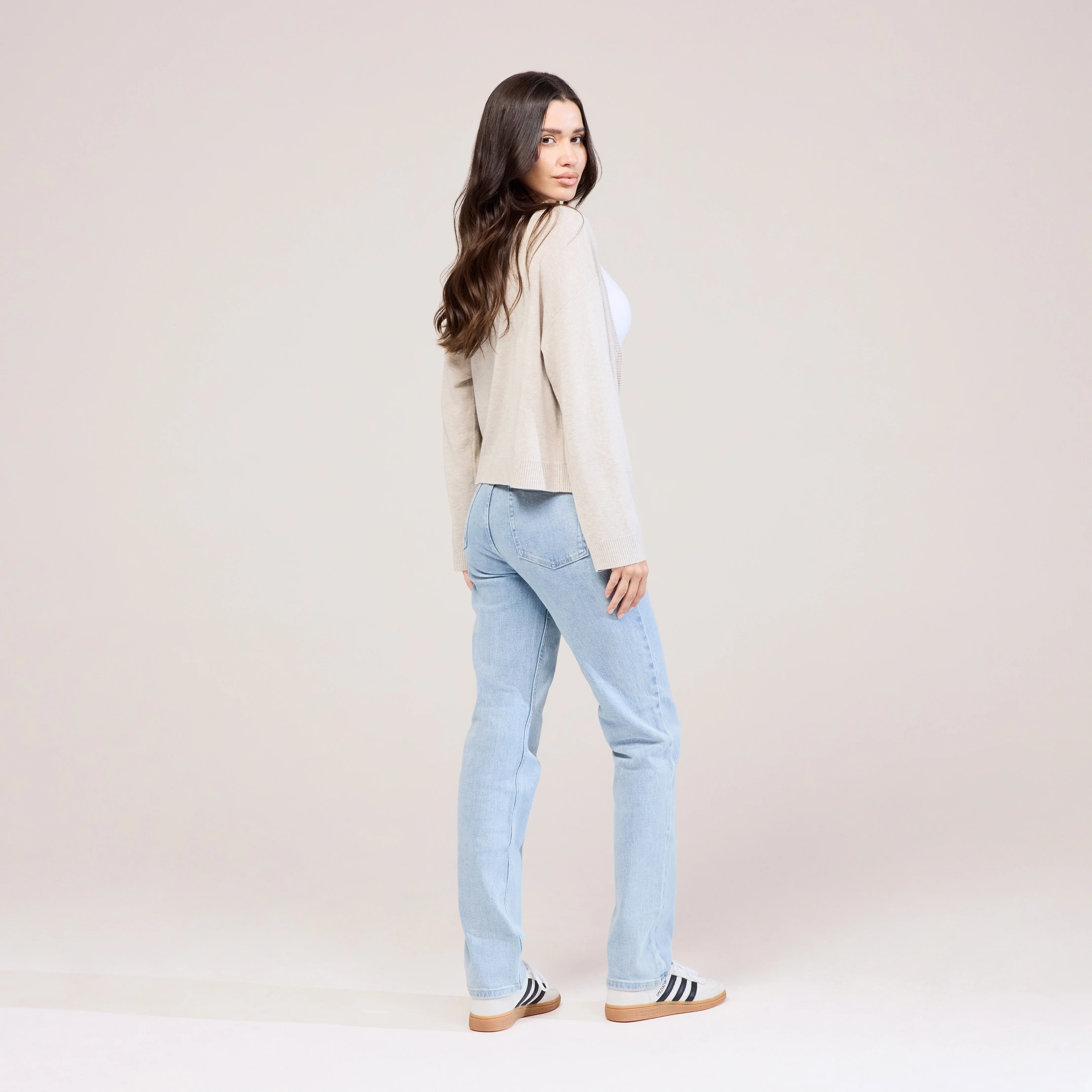 Straight Jeans - Light Bleach - Image 3