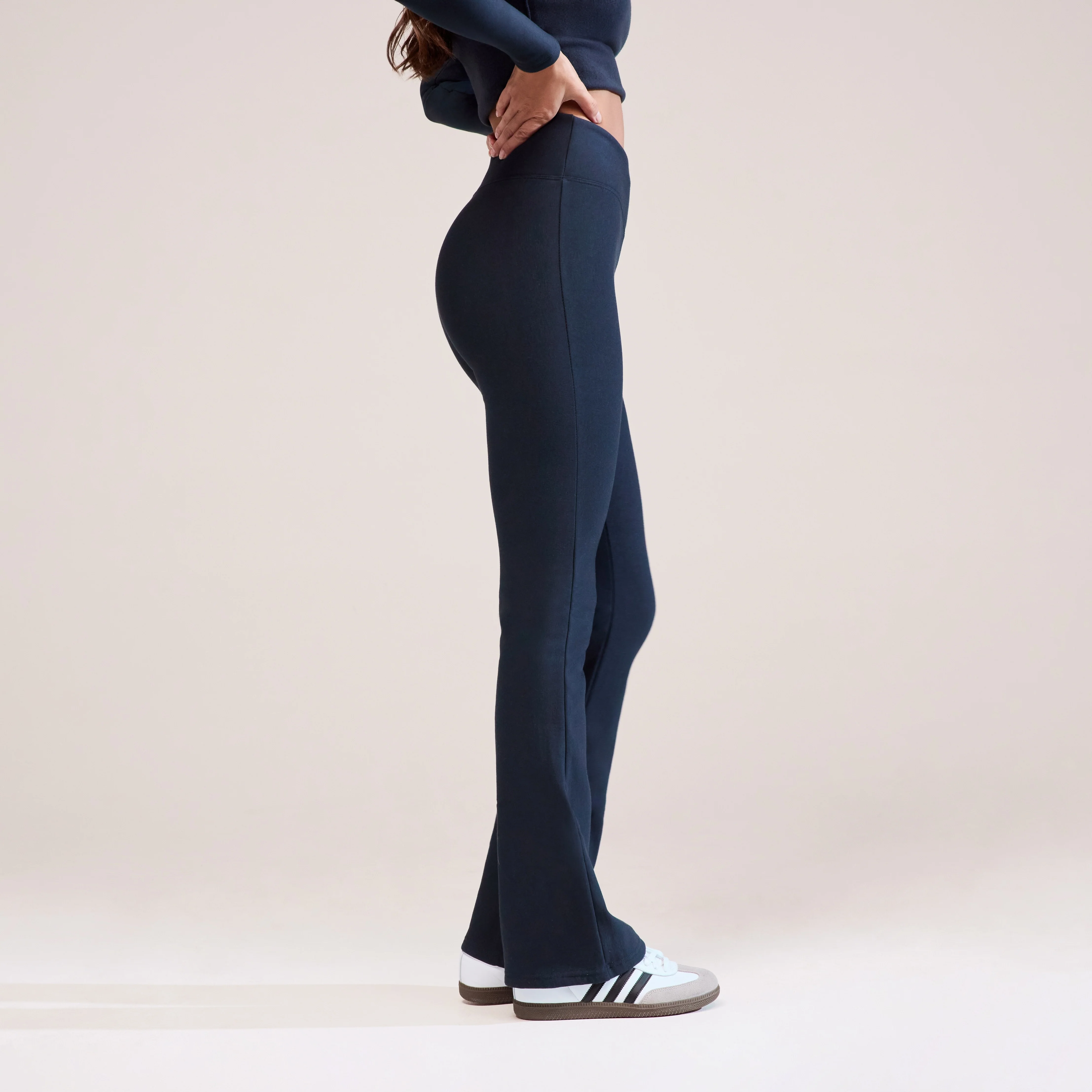 Winter Flare Leggings - Vintage Navy - Image 5